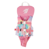 Jetpilot Infant Life Vest Jacket (Pink Tie Dye)