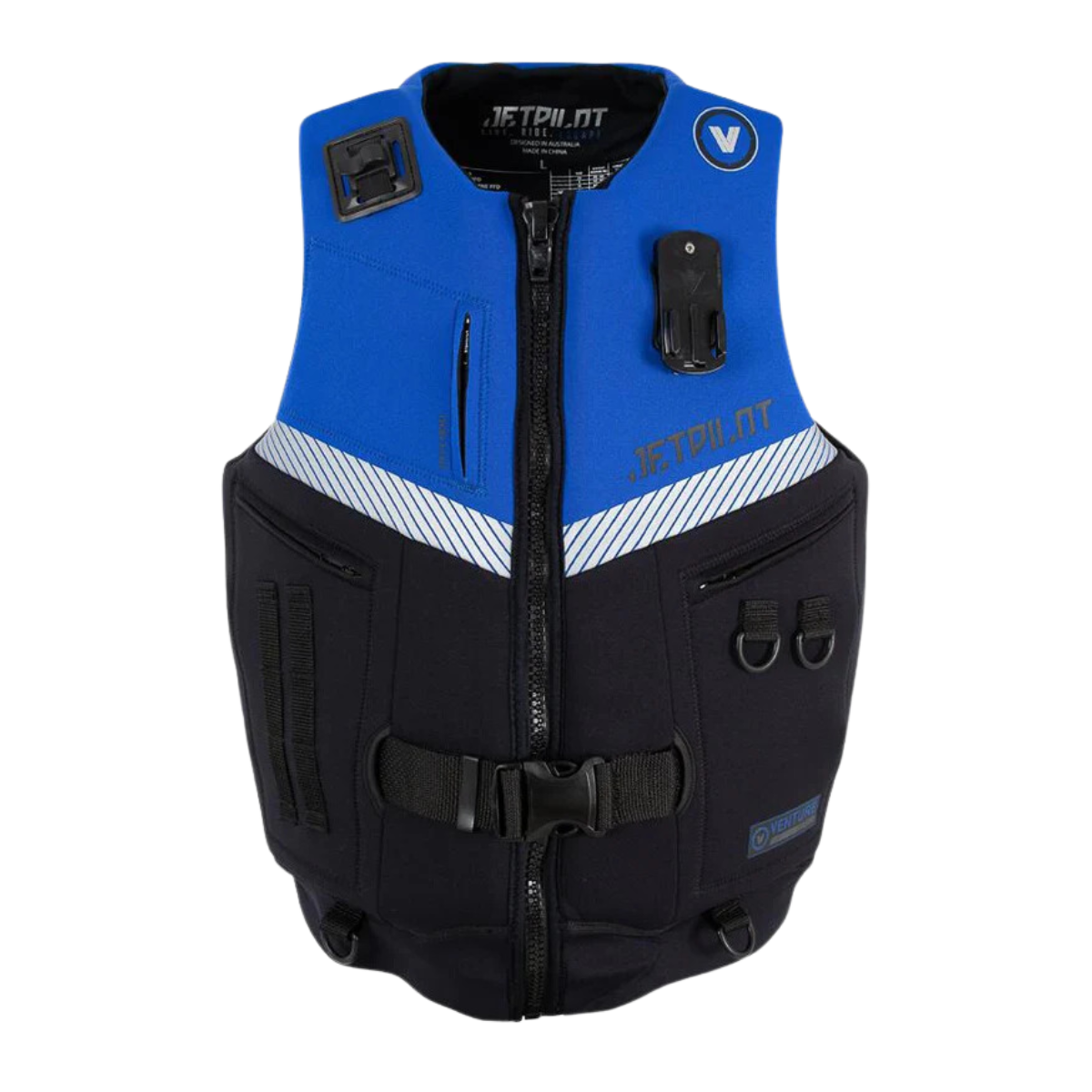 Jetpilot Venture Mens Neo Vest (Black/Blue)