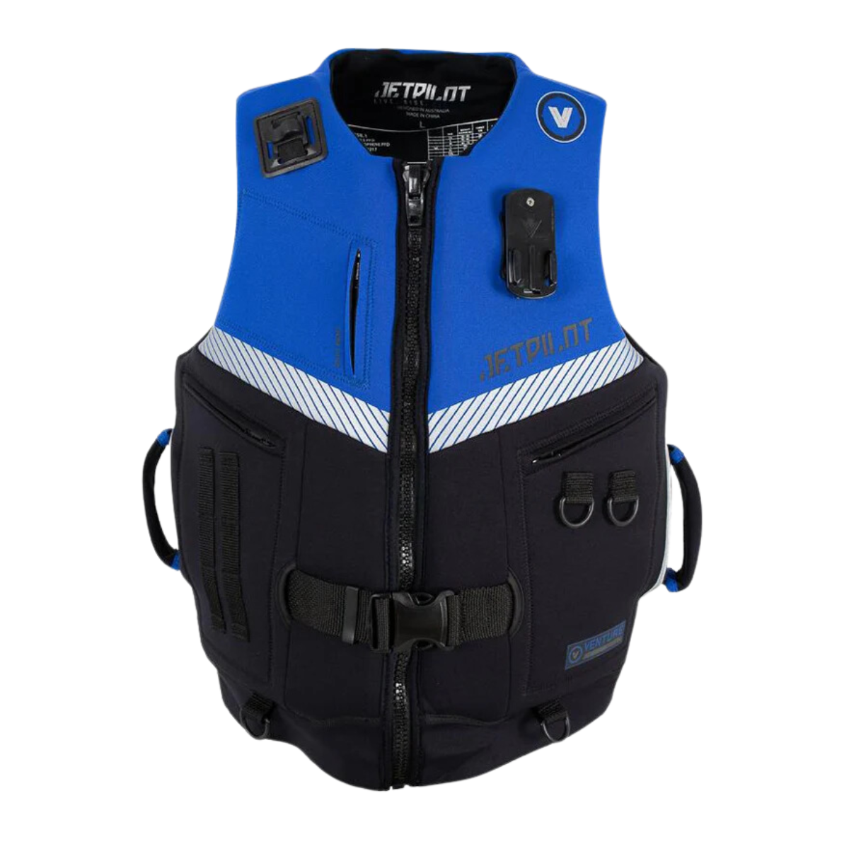 Jetpilot Venture Mens Neo Vest (Black/Blue)